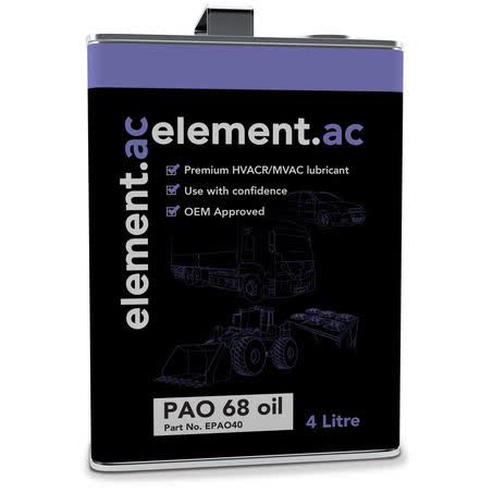 Element PAO 68 Synthetic Lubricant Oil 4L EPAO40