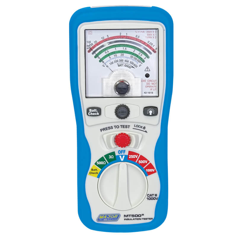 Major Tech Compact Analogue Insulation Tester MT500