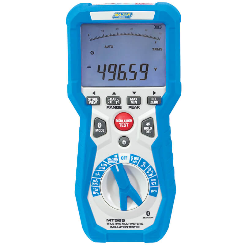 Major Tech TRMS AC/DC Compact Multimeter and Insulation Tester MT565