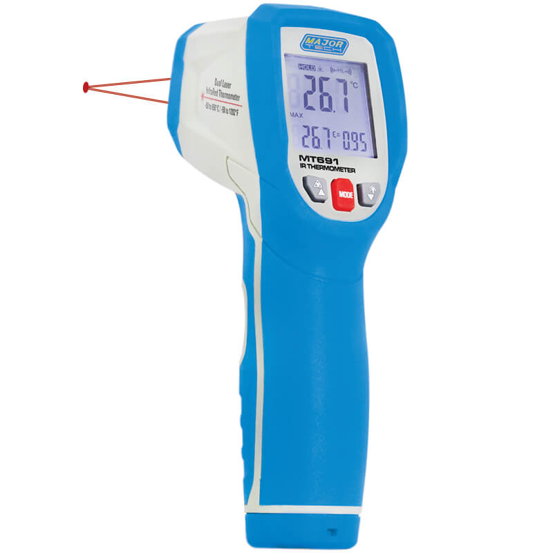 Major Tech Infrared Thermometer with Dual Laser 12:1 MT691