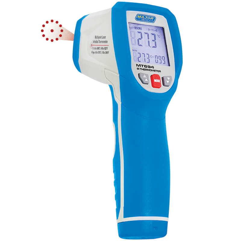 Major Tech Infrared Thermometer with Multipoint Laser 20:1 MT694