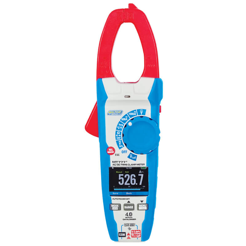 Major Tech True RMS 1000A AC/DC Bluetooth Digital Clamp Meter MT777