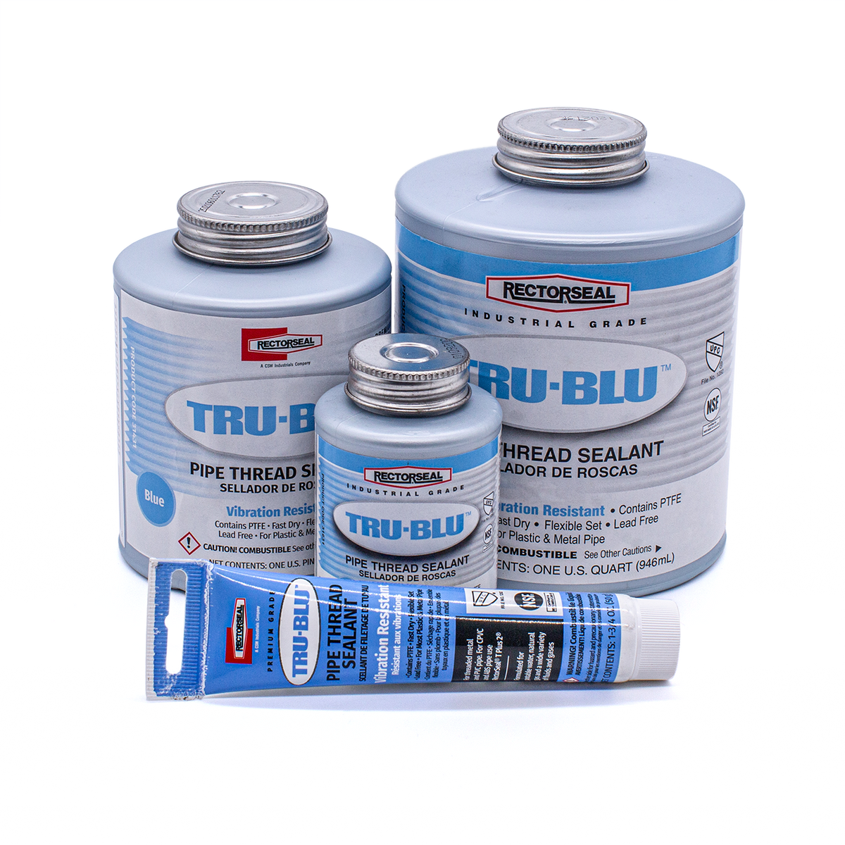 RectorSeal S31631 Tru-Blu Pipe Thread Sealant – Cool Tools HVAC-R