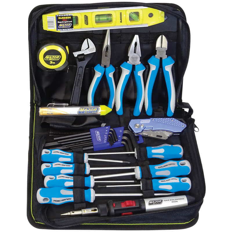 Major Tech DIY Tool Kit with Gas Soldering Iron TKH3