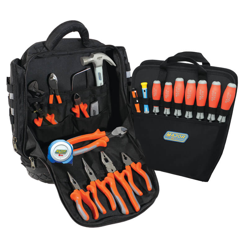 Major Tech Electrical Tool Backpack Kit TBP5-9