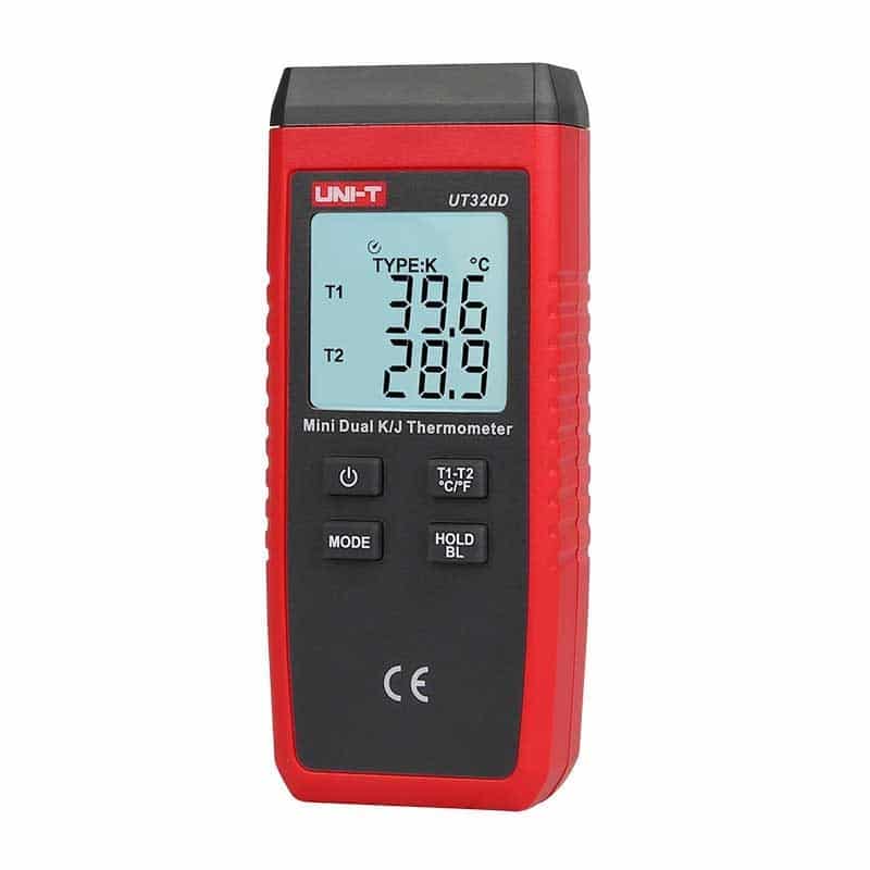 ST4 - Dual Temperature Meter Type K - Displays T1 & T2